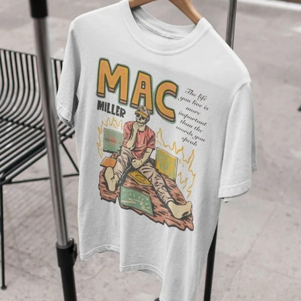 

New Rare Mac Miller Tour Shirt Hot Black All Size TShirt 16D394 Unisex T-Shirt XXXL