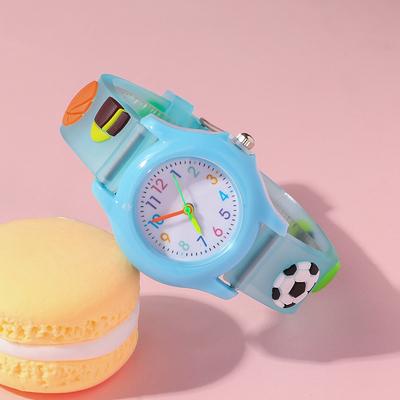 New Fashion Cartoon Leather Ball Creative Children's Primary School Multi-color Watches