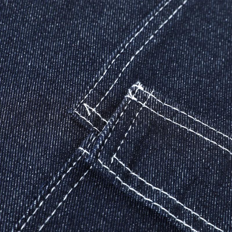 Unisex Loose Wide-Leg Multi-Pocket Denim Workwear Jeans