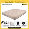 Portable Automatic Inflatable Camping Mattress - Single/Double Outdoor Sleeping Pad