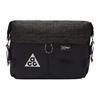 ACG Aysén Esportivo Casual Fivela Magnética Bolsa de Cintura de Tecido Unissex Bolsa de Cintura Preto Metálico-Prata DV4051-011
