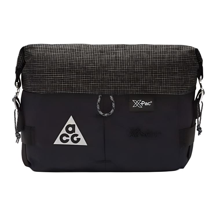 

Nike ACG Aysén Sports Casual Magnetic Buckle Fabric Waist Bag Unisex Waist Bag Black Metallic-Silver DV4051-011 Black & Metallic Silver