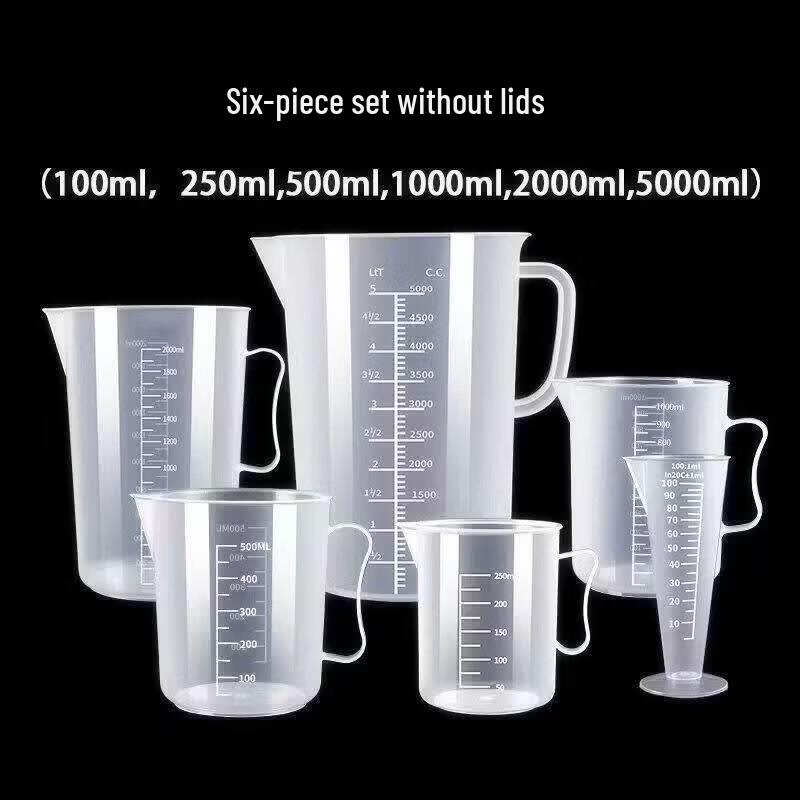 ZISIZ Graduated Plastic Measuring Cup