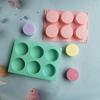 Cake Mold Food Grade Easy Release Reusable 6 Cavity Column Ice-cream Jelly Pudding Soap Mould Kitchen Tools
