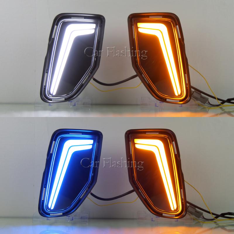 Car LED DRL Daytimes Running Light For Toyota Corolla Cross 2024 2025 2026 Daylights Wtih Dynamic Turn Signal Fog Lamp Cover