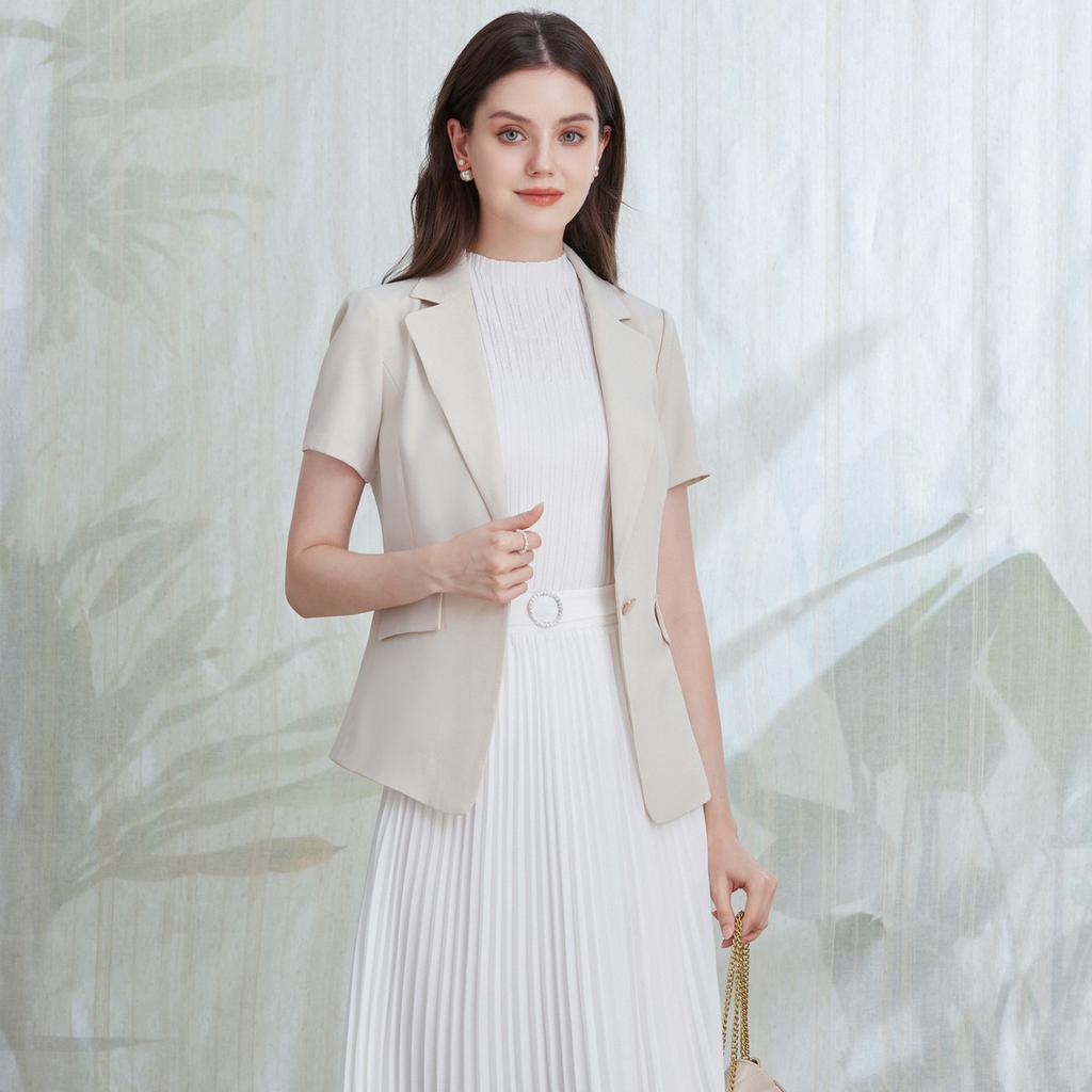 Women's OL Style Commuting Suit Jacket - Summer 2025