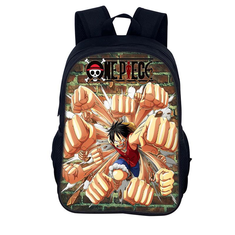 One Piece Monkey D. Luffy School Backpack for Child Light Weight Child Knapsack Fashion Rucksack Best Gift