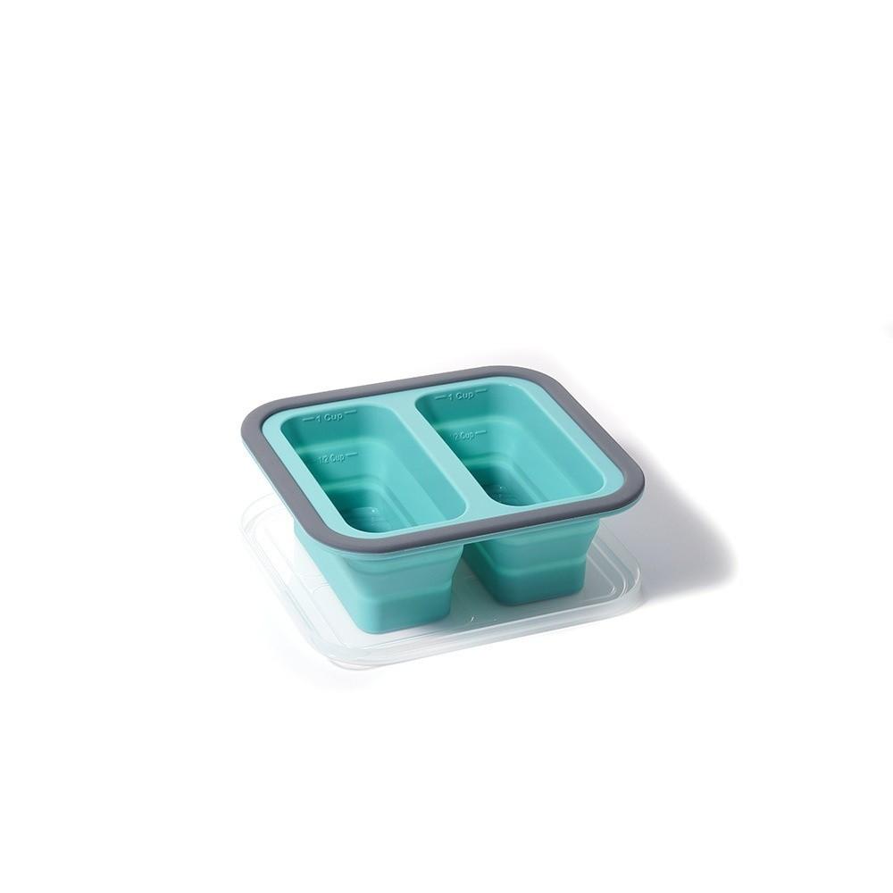 Reusable Silicone Freezer Tray with Lid Soup Cubes Tray New Silicone Freezer Mold  Freezer Use