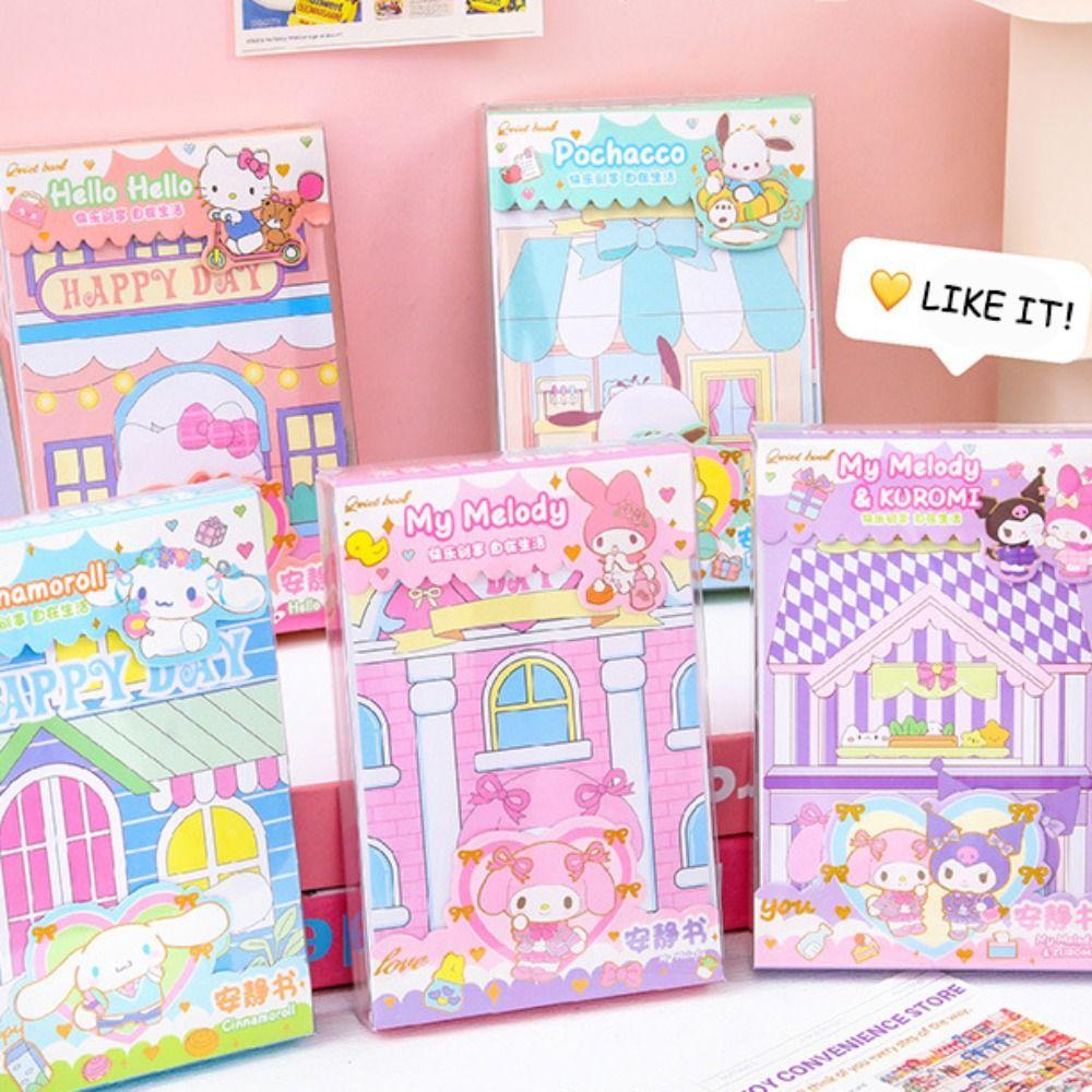 Anime Activity Books KT Quiet Book Toys Handmade DIY Kuromi Busy Book My Melody   Children