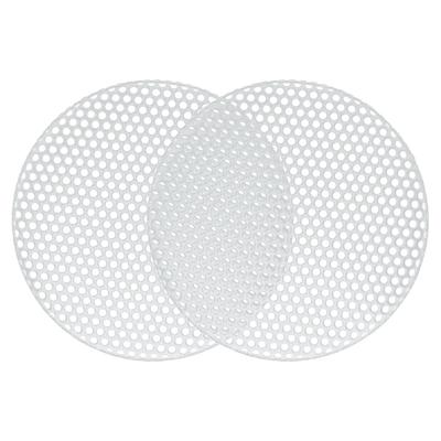 ACROPIX Universal 1,5" Högtalargaller Nät för Ljud Subwoofer 45x4mm Ramlöst Vitt - Set om 2