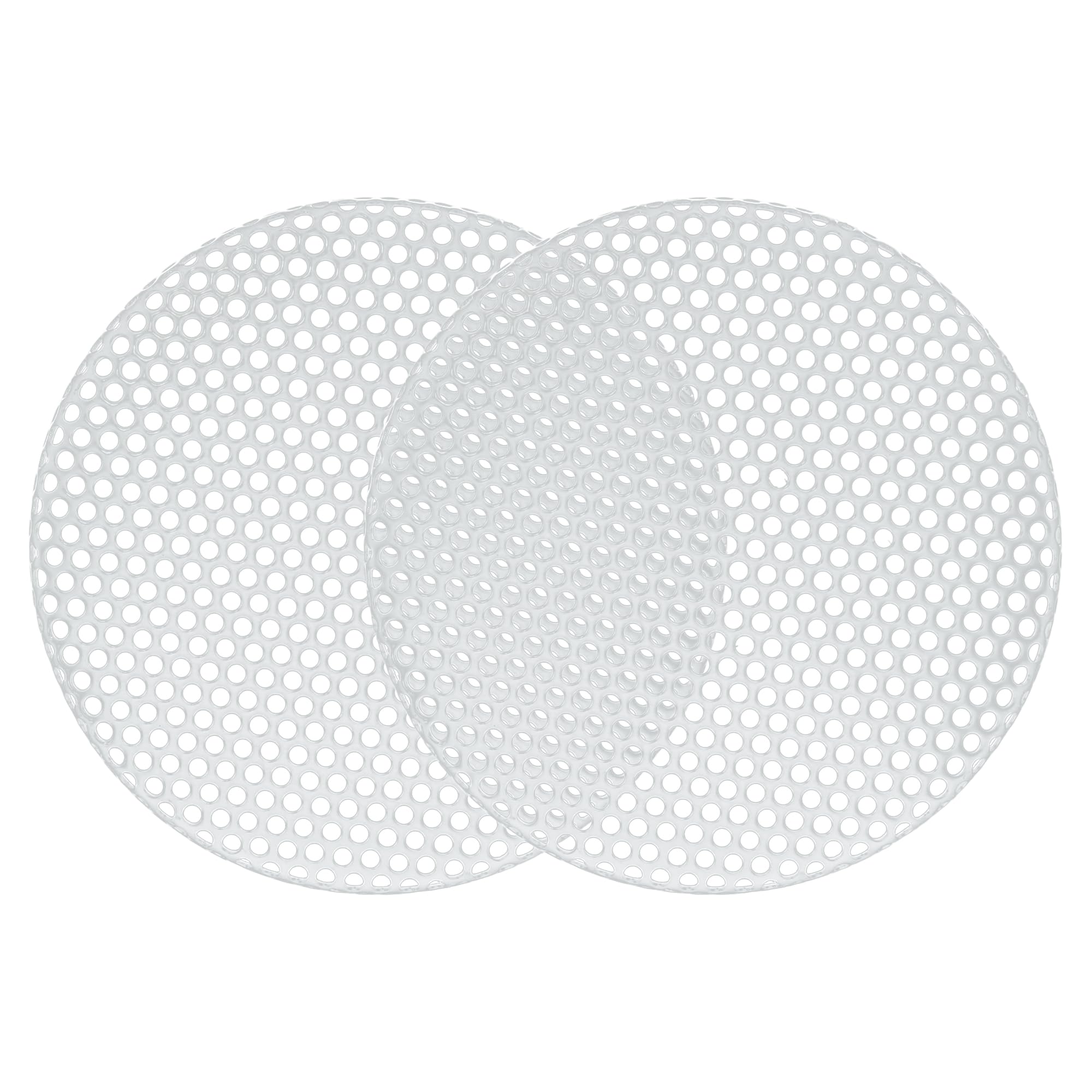 

ACROPIX Універсальна сітка-гриль для динаміка 1,5 для аудіо сабвуфера 45x4 мм Безкаркасна біла - Набір з 2 шт.