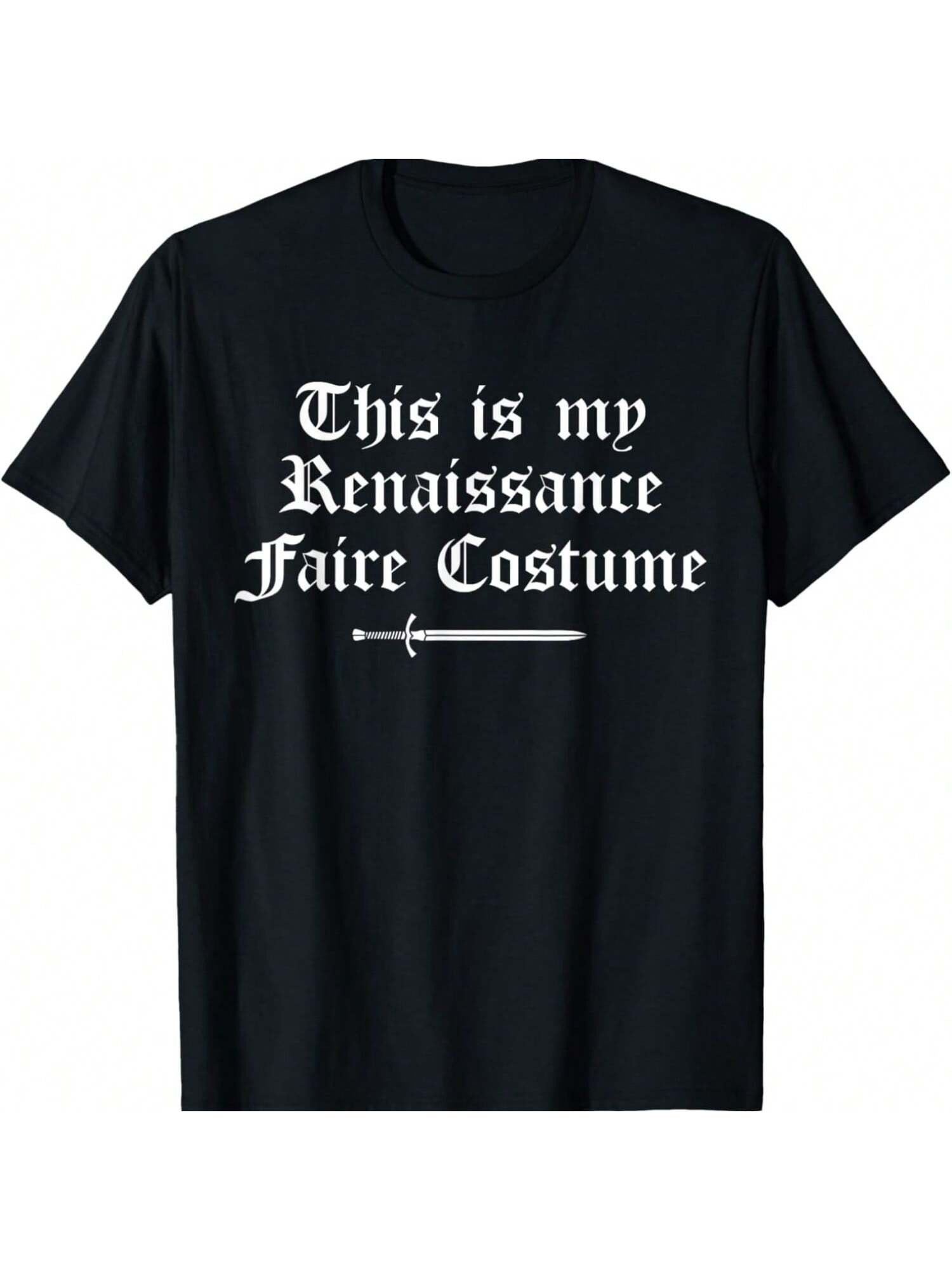 

This Is My Renaissance Faire Costume Medieval Festival T-Shirt XXXXXL чорний