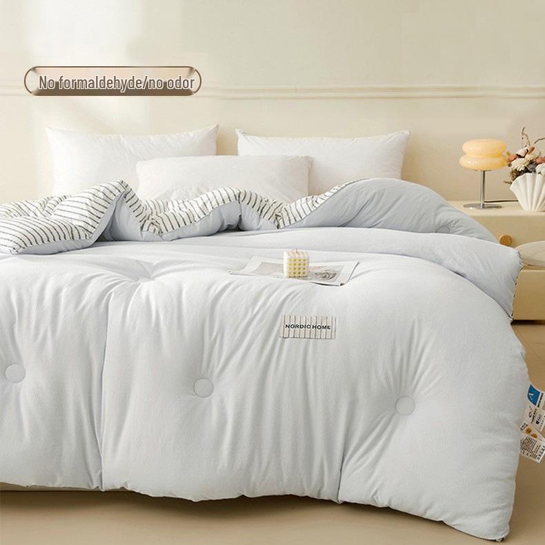 

Four-Season Double-Sided Soybean Fiber Quilted Comforter 150x200cm Spring/Autumn Quilt ~3 Jin