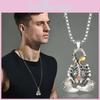 Collier Pendentif Scorpion Captivant Avec Design Lotus Sophistiqué Pour les Amateurs de Mode