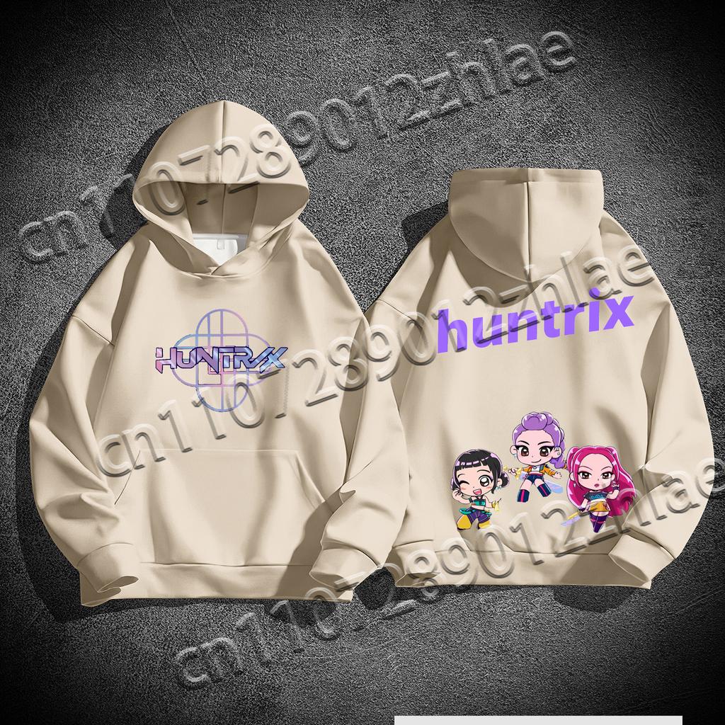 New Kpop Demon Hunter Best Selling  High Quality Flannelette Adult Sweater Loose Comfortable Quick Drying Adult Hooded Sweater