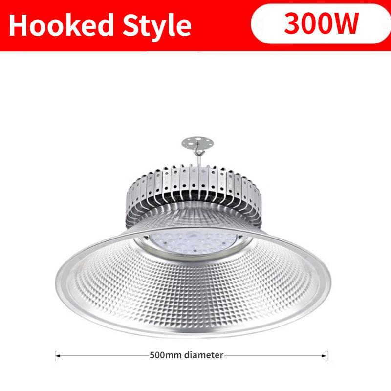 100W/150W/200W/250W/300W Led Finned Industrial Mining Light Energy-saving High Brightness Warehouse Lighting Lamp Factory Waterproof Pendant Lamp