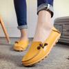  Shoe Spring Summer Flats Women Leather Shoes Woman's Soft Nurse Loafers for Woman Dance Shoes Driver Chaussures Femme