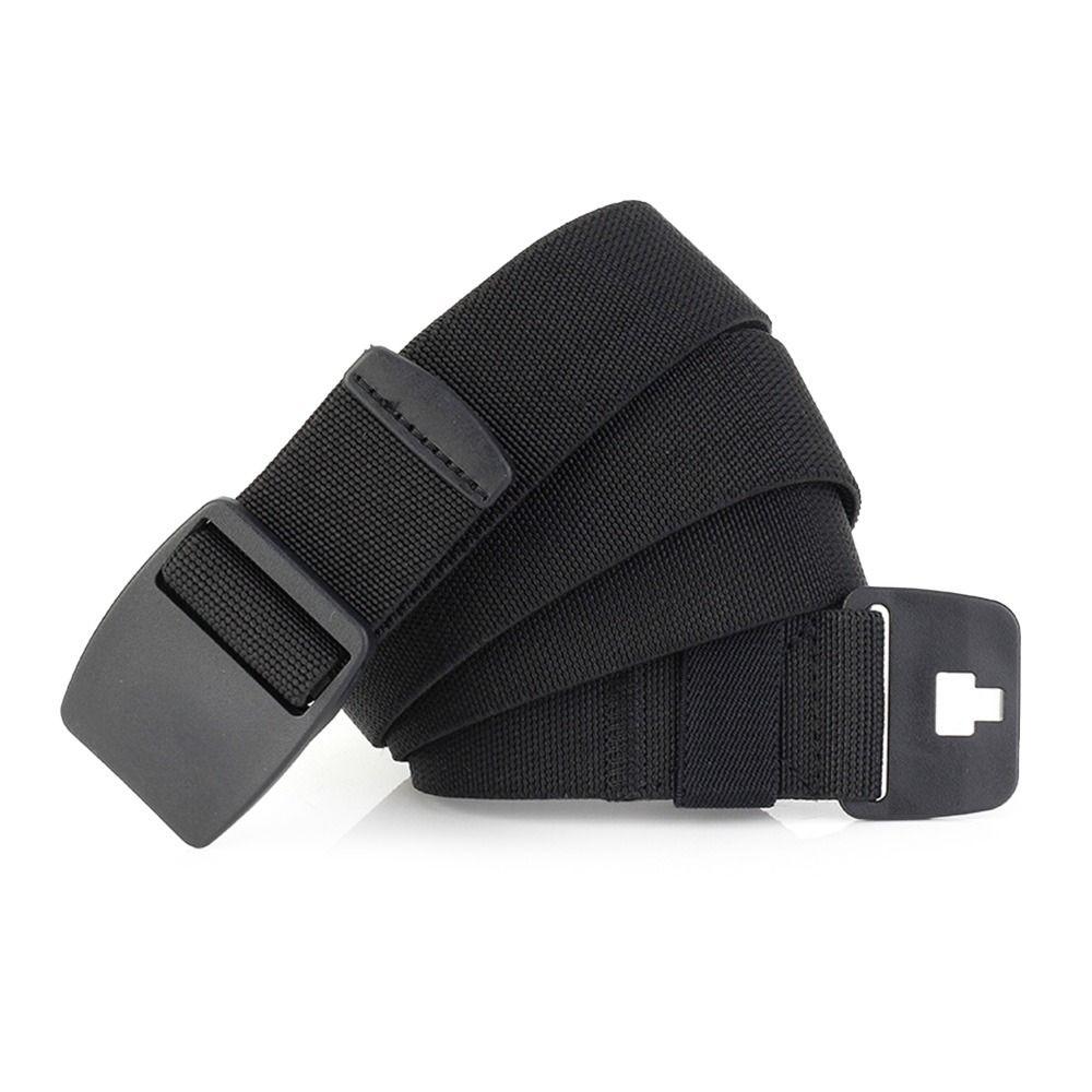 Quick Release Plastic Buckle Waistband Adjustable Weave Waist Band Fashion Canvas Strap