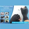 Durable And Safe 1 Pair Arthritis Compression Copper Ion Glovesrelieve Hand Pain Swelling&Carpal Tunnel Fingerless For Typingsupport For Joints