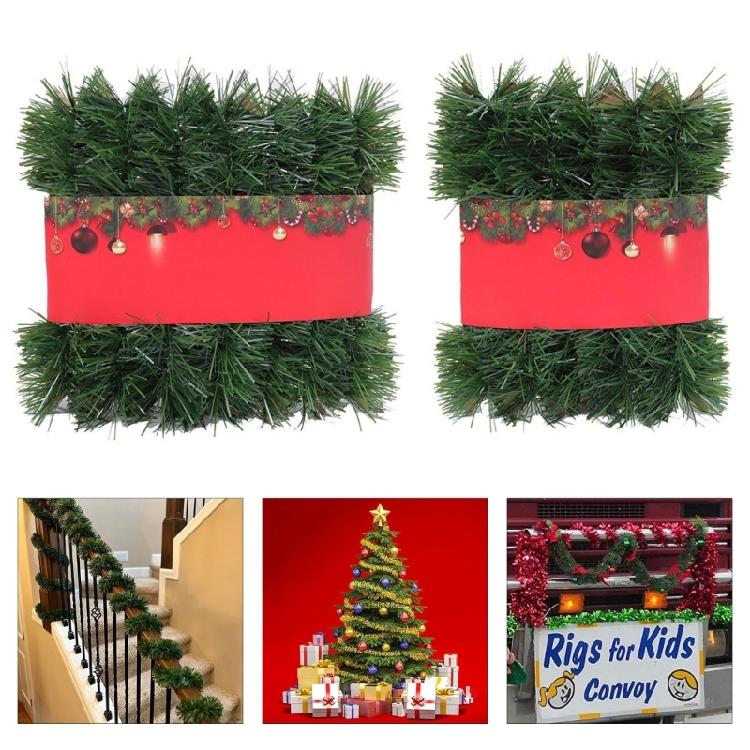 Artificial Vine 9.8ft or 16.4ft Long Soft Flexible for Indoor and Outdoor Christmas Decoration Wedding Party Supplies