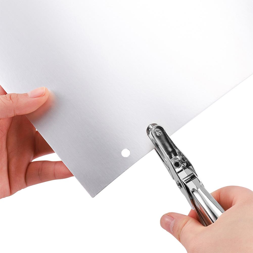 1 Pc Metal 6mm Pore Diameter Punch Pliers Single Hole Puncher Hand Paper Scrapbooking Punches 1-8 Pages Paper Hole Puncher