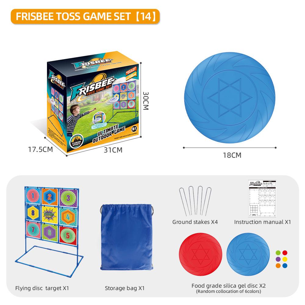 Frisbee Throwing Number Target Board - Team Parent-Child Nine Palaces Educational Toy