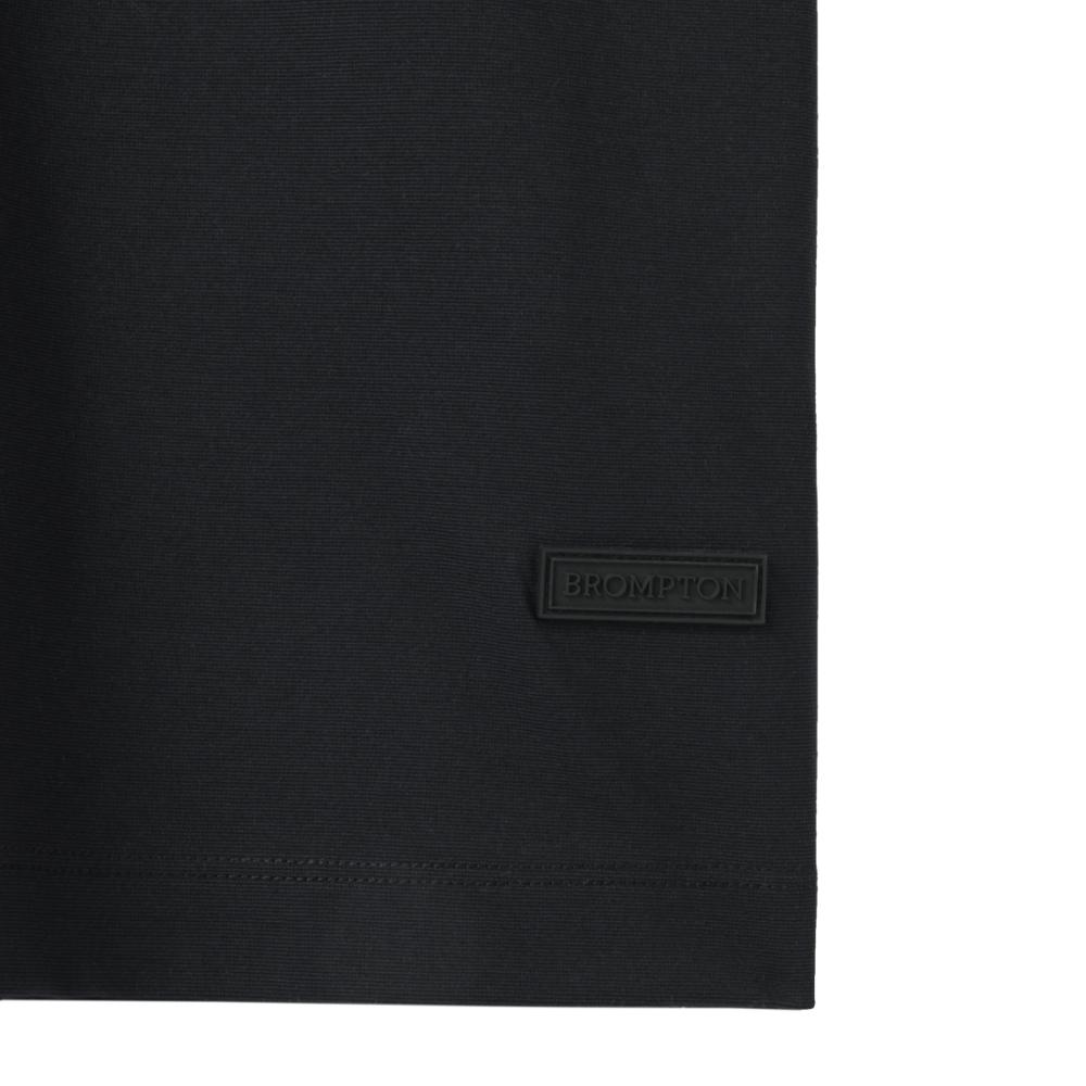 BROMPTON LONDON Stretch Round T-Shirt - Black (P242Uts121)