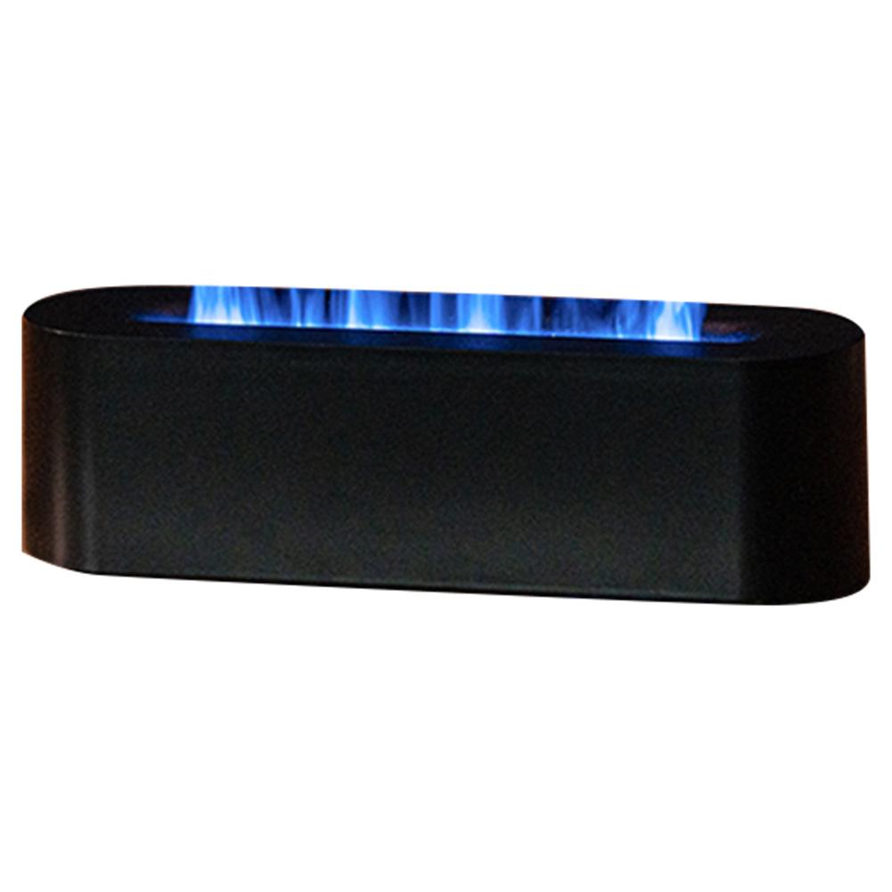 

Ароматический диффузор Flame 150 мл, ароматерапевтические увлажнители, диффузоры эфирных масел Type-C, красочный атмосферный свет для спальни и офиса чёрный