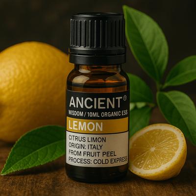 2x Lemon Essential Oil Organic Cold Expressed 10ml