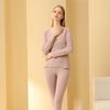 Men's & Women's Seamless Fleece-Lined Thermal Underwear Set for Autumn & Winter