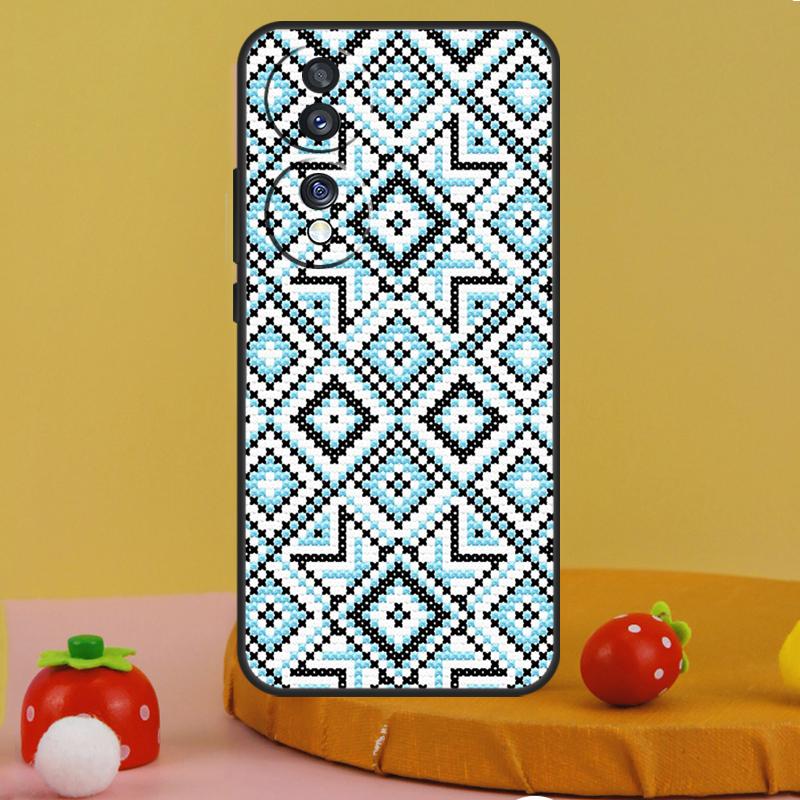 Ukraine Ornament Pattern Case For Honor 200 Pro X9a X9c X8a X7a X6a X7 X8 X9 X8b X9b 50 70 90 Magic 5 6 Lite Cover