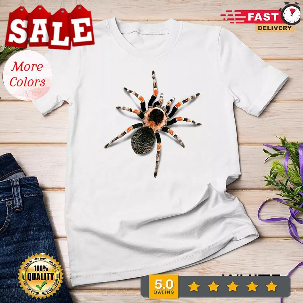 2025/Realistic Red Knee Tarantula T-Shirt Unisex T-shirt Unisex T-Shirt M