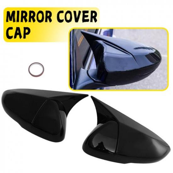 Rearview Side Wing Mirror Cover Cap Trim Fits Honda Accord 2018-2023 Gloss Black