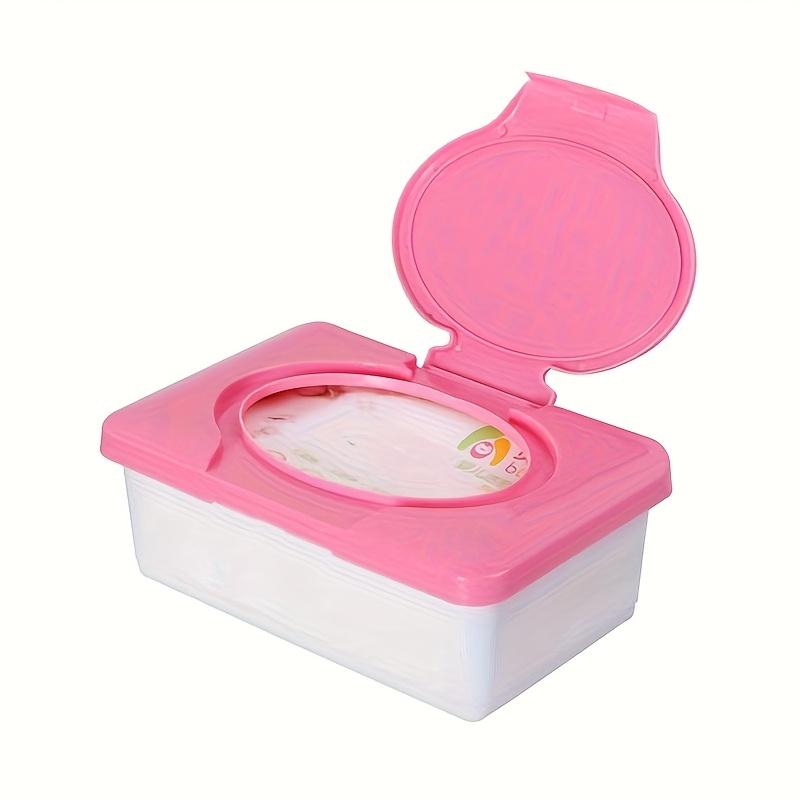 1 Stück feuchtes Wischtuch-Aufbewahrungsbox mit Deckel, kann als Wischtuch-Spender verwendet werden, geeignet für Badezimmer-, Wohnzimmer- und Schlafzimmer-Waschtische