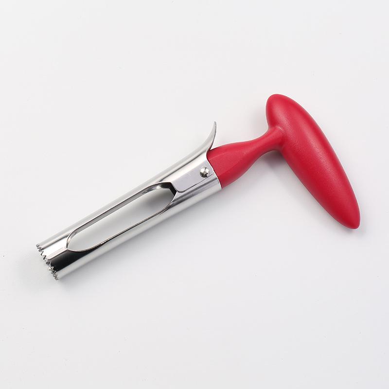 Stainless Steel Avocado and Fruit Cutter with Peach Pitter and Dragon Fruit Slicer