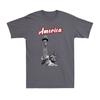 Freiheitsstatue Bierhalter Lustig Patriotisch Republikaner Vintage Herren T-Shirt