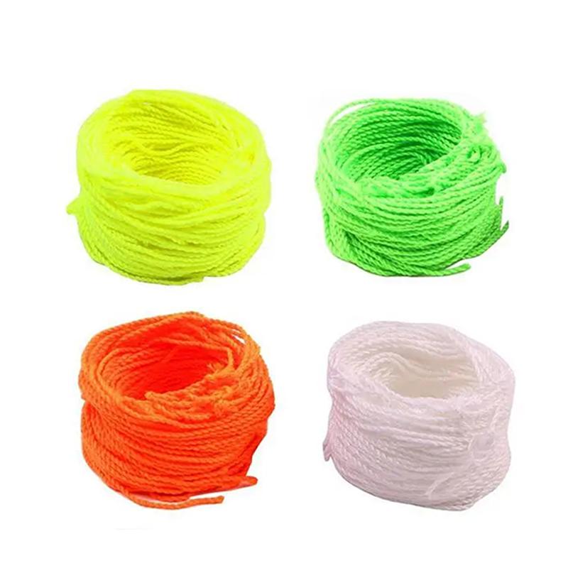 10pcs/set Knitting Wool Crochet Thread 1.05m Cotton Colorful Rope Polyester Cotton Yoyo Ball Rope Professional Accessories TMZ