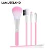 LAMUSELAND Makeup Brush Face Pink Brush (5 Pcs/Set) #1406-OPP-P