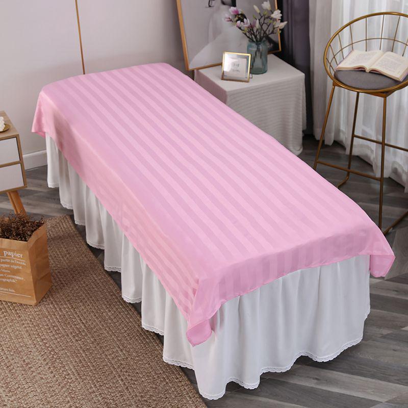 Trwałe Zmywalne Białe Prześcieradła na Łóżko Kosmetyczne z Otworem na Twarz na Stoły do Masażu Salonowego