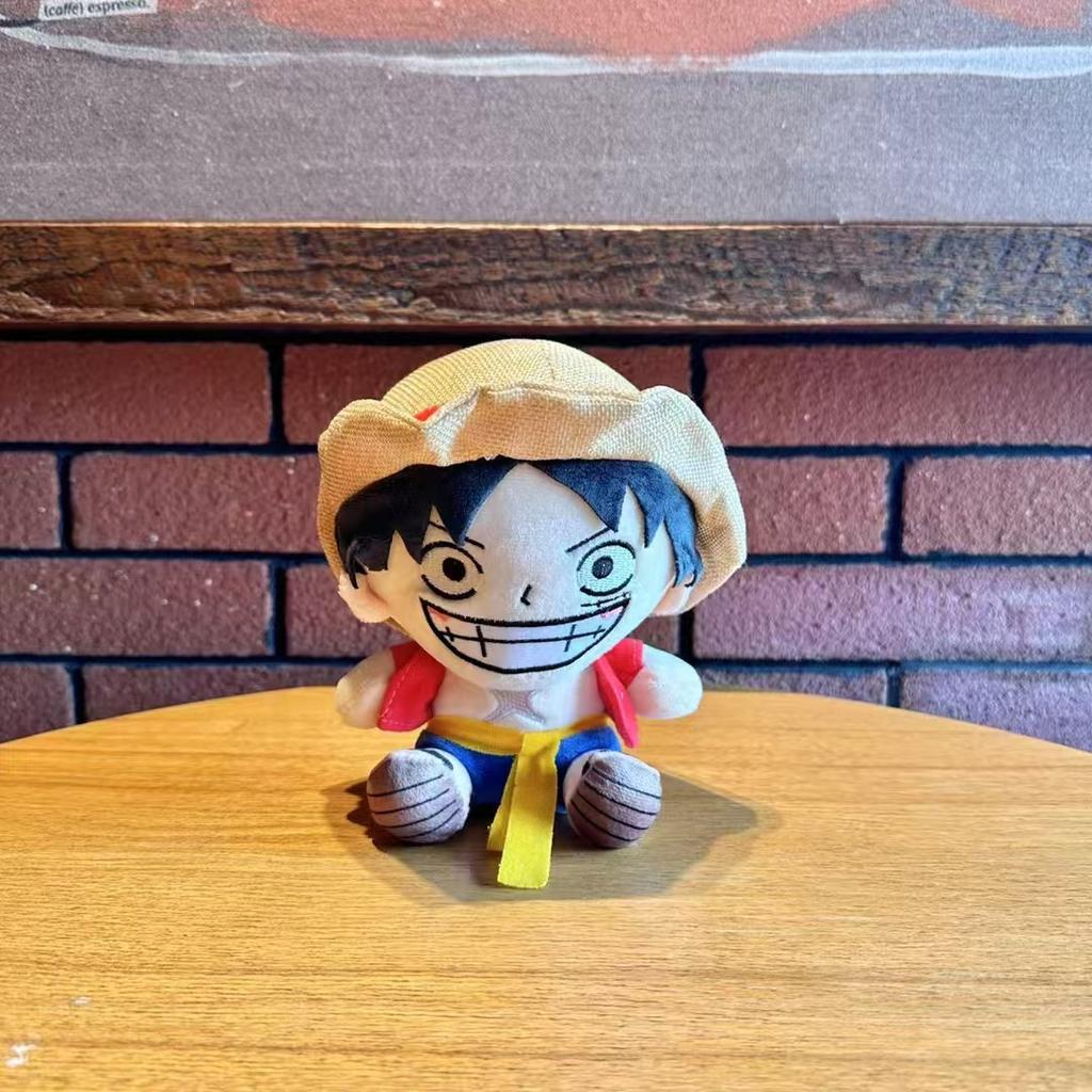 NOUVEAU Modèle Anime One Piece Zoro Luffy Chopper Peluches Mignonnes Dessin Animé Peluche Poupées Remplies Pendentif Enfants Cadeaux de Noël