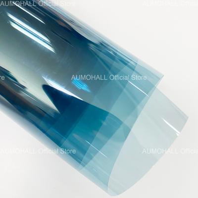 Lámina Tintada Azul VLT70% de 50x300cm para Ventana Lateral de Coche, Bloqueo de Calor IRR97% Tinte para Vidrio Protección Solar Cerámica Película PET