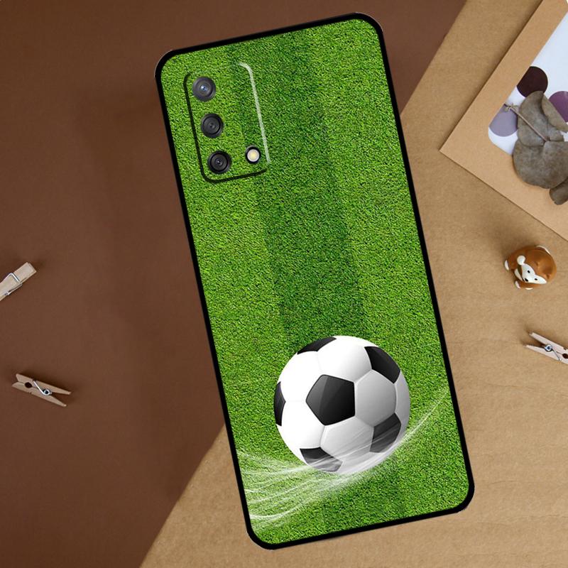 Football Case For OPPO A1K A52 A72 A5 A9 A83 A91 A93 A54 A74 A94 A15 A16 A31 A53 2020 Phone Cover