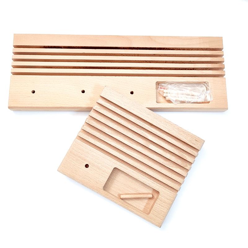 Quilting Wooden Ruler Rack Organizer Stand Rack Ruler Rack Wooden Patchwork Rule  for Sewing Ruler Patchwork Bobbin
