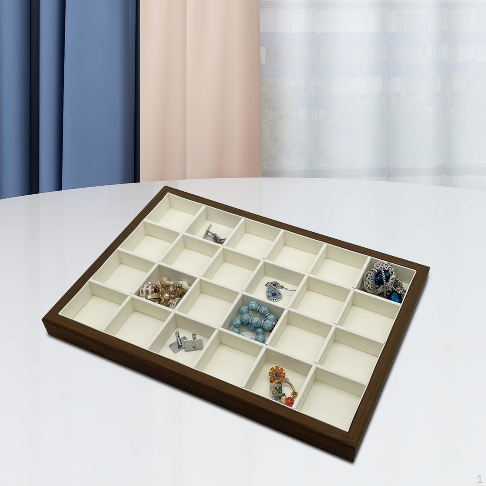 

Элегантный поднос для хранения ювелирных изделий 24 Grid