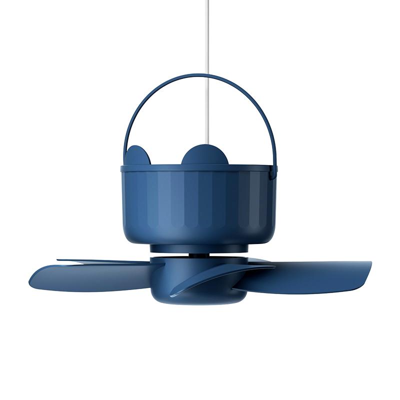 USB Ceiling Fan For Baby Small Ceiling Fan 3-Gears Wind Speed Timing Removable Blade Silent Home Dormitory Indoor Outdoor Fan