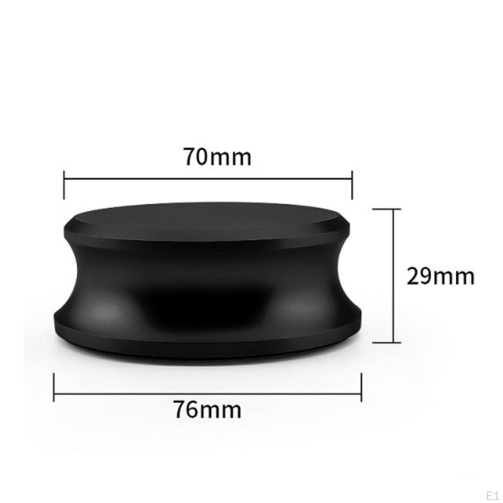 LP Disc Stabilizer Aluminum Construction Record Weight Vibration Dampening