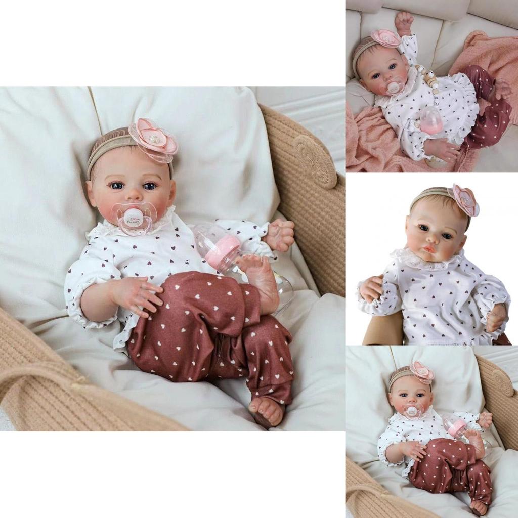 Reborn Baby Doll 46cm Silicone Material With Detailed Paintwork For Kids And Enthusiasts