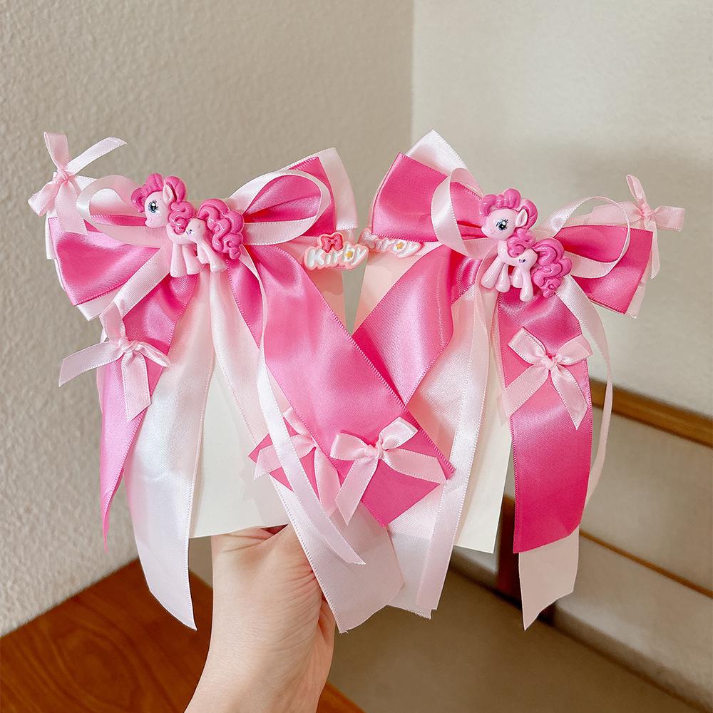 

Мой маленький пони Принцесса Заколки для волос - Детские летние аксессуары с ленточным бантом