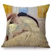 French Painter Edouard Vuillard Abstract Impressionism Home Decorative Oil Painting Sofa Throw Pillow Cases Linen Cushion Cover