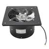 Kitchen Exhaust Fan 9.8 Inch Carbon Steel 2800RPM 80W 7 Blades Quiet Wall Mount Fume Extractor